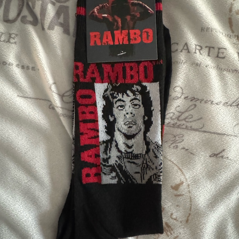 Black and Red Men's Socks